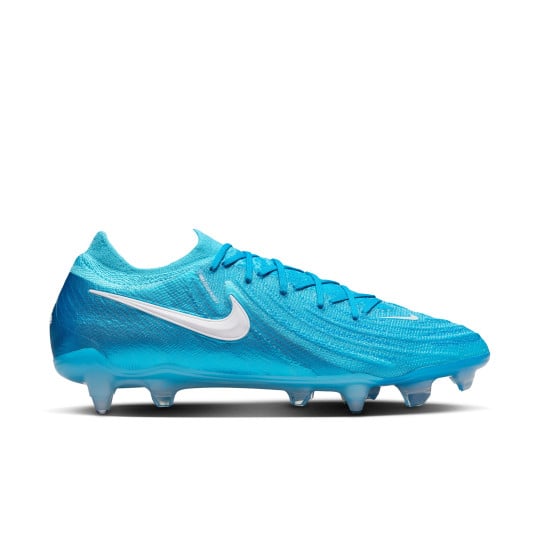 Nike Phantom GX Elite II Iron Stud Football Shoes (SG) Anti-Clog Blue White