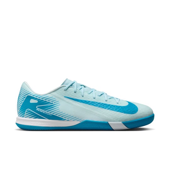 Nike Zoom Mercurial Vapor 16 Academy Chaussures de Foot en Salle (IN) Bleu Clair Bleu