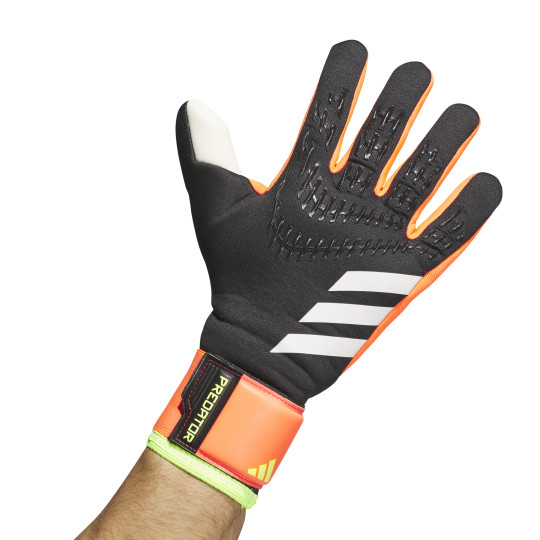 adidas Predator League Keepershandschoenen Zwart Wit Oranje
