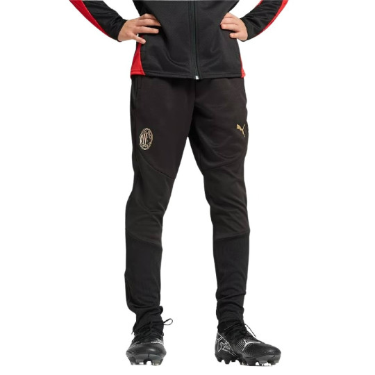 PUMA AC Milan Pantalon d'Entraînement 2024-2025 Enfants Noir Doré