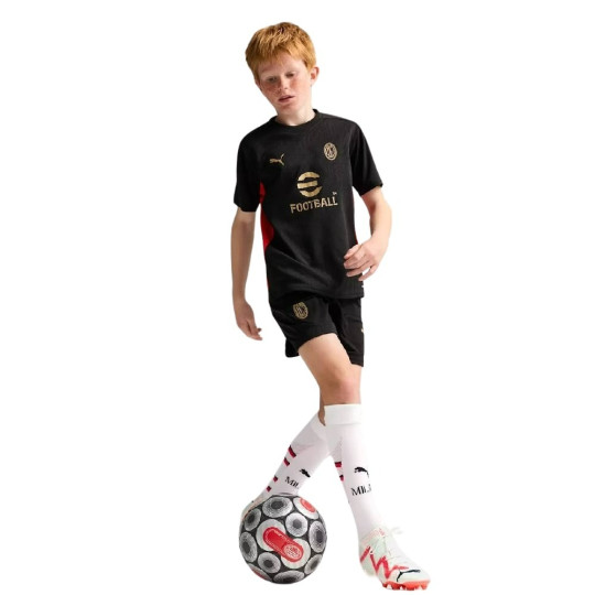 PUMA AC Milan Ensemble Training 2024-2025 Enfants Noir Rouge Doré