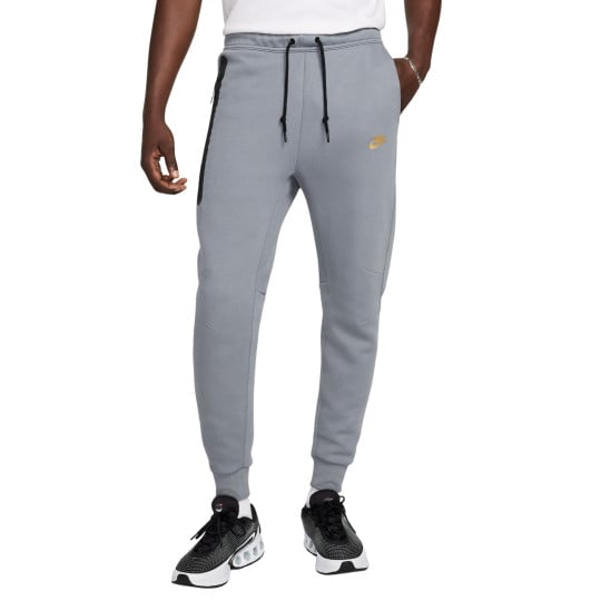 Nike Tech Fleece Sportswear Joggingbroek Grijs Goud