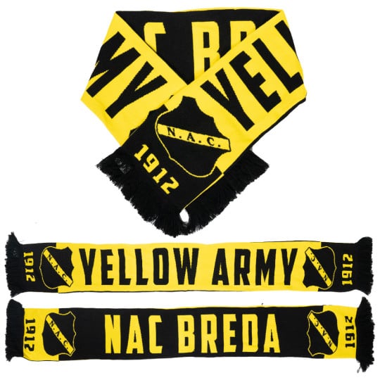 NAC Breda Yellow Army Sjaal Geel Zwart