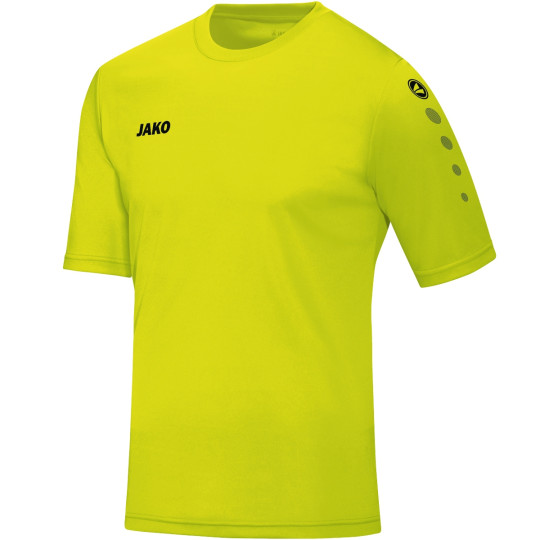 Chemise d'entraînement JAKO Team pour enfants jaune fluo