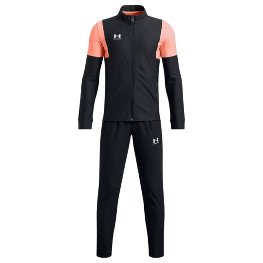 Under Armour Challenger Trainingspak Full-Zip Kids Zwart Oranje