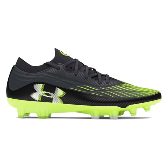 Under Armour Magnetico Elite 4.0 Gazon Naturel Chaussures de Foot (FG) Noir Vert