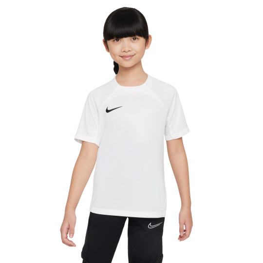 Nike Dri-Fit Strike III Trainingsshirt Kids Wit Zwart