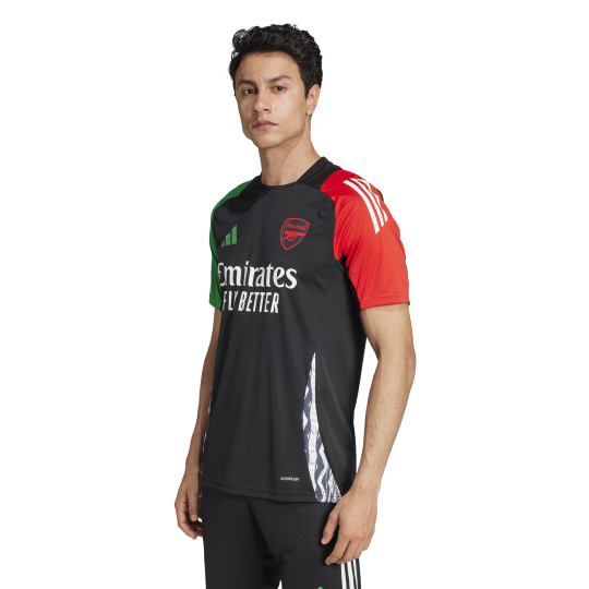 adidas Arsenal Trainingsshirt Europees 2024-2025 Zwart Rood Groen Wit