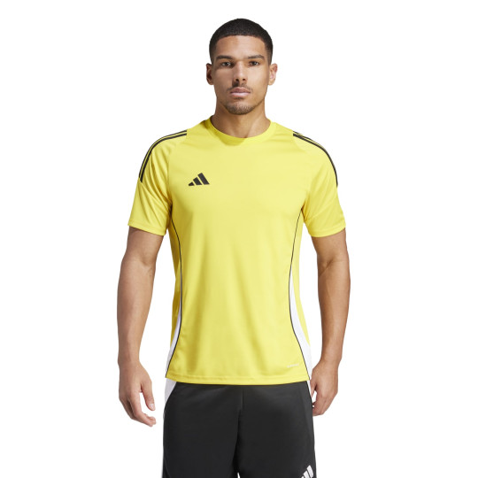 adidas Tiro 24 Trainingsshirt Geel Zwart Wit