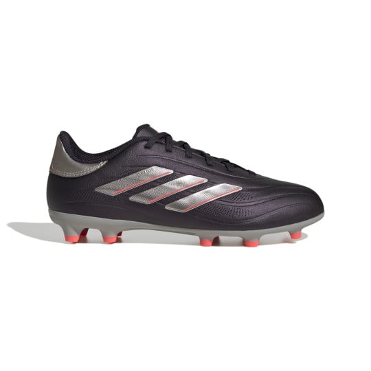 adidas Copa Pure 2 Pro Gras Voetbalschoenen FG Donkerpaars Zilver Roze