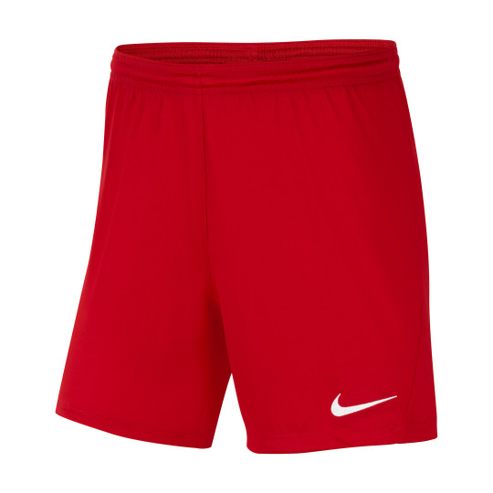 Nike DRY PARK III Short de Football Femme Rouge