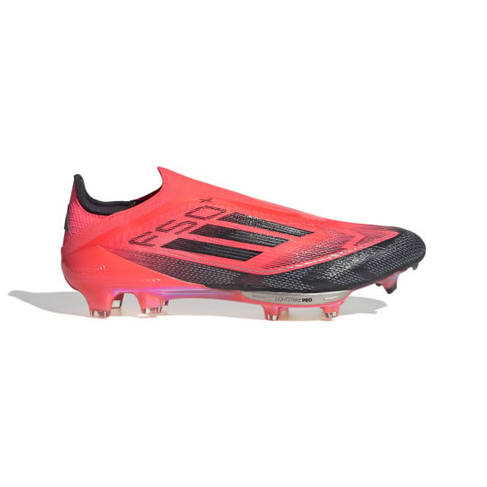 adidas F50+ Gras Voetbalschoenen (FG) Felrood Zwart Zilver