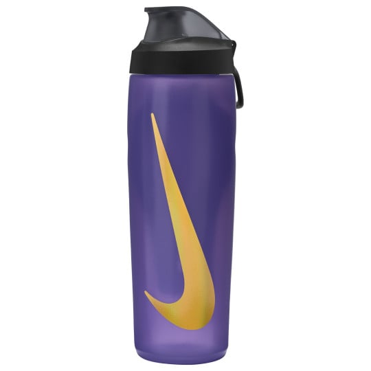 Nike Refuel Locking Bidon 709ML Paars Zwart Geel