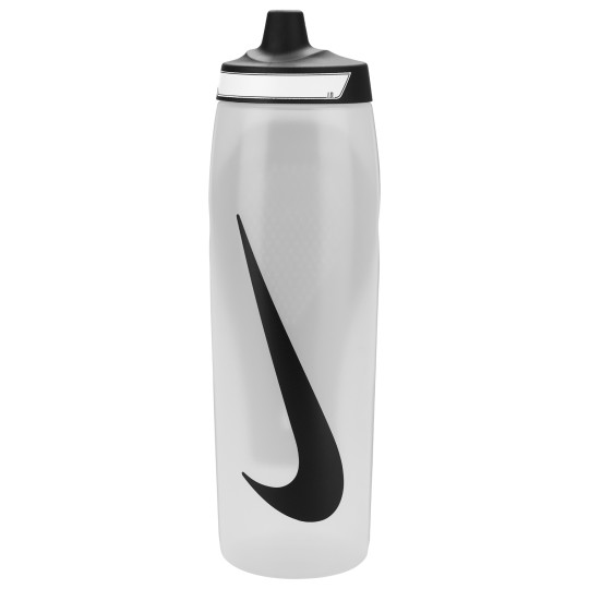 Nike Refuel Grip Bidon 946ML Lichtgrijs Zwart