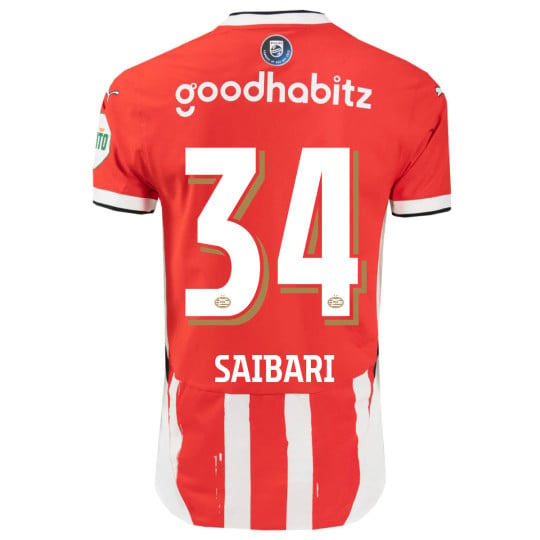 PSV Saibari 34 Thuisshirt 2024-2025 Authentic