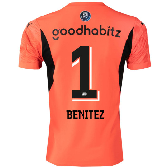 PSV Benitez 1 Keepersshirt 2024-2025 Neon Sun JR