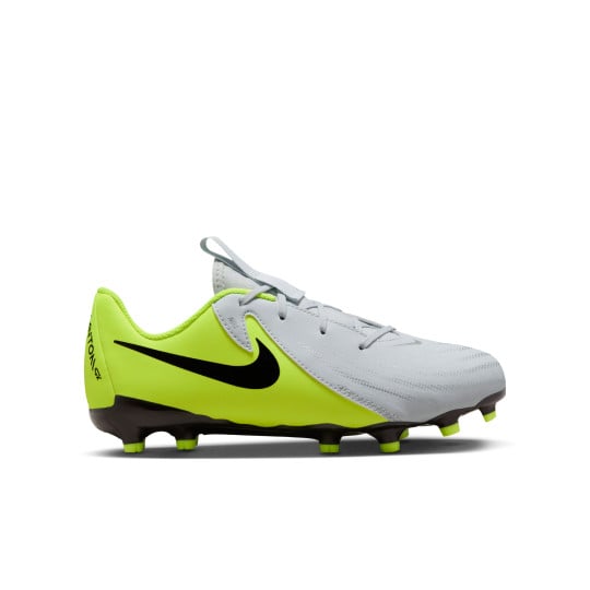 Nike Phantom GX II Academy Gazon Naturel Gazon Artificiel (MG) Enfants Néon Jaune Argenté Noir