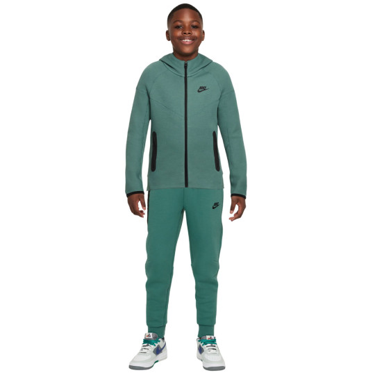 Nike Tech Fleece Sportswear Trainingspak Kids Groen Zwart