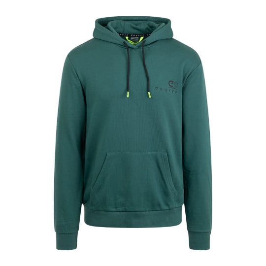 Cruyff Pro Hoodie Donkergroen Zwart Felgroen