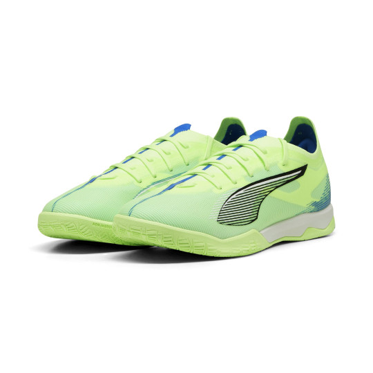 PUMA Ultra 5 Match Zaalvoetbalschoenen (IN) Groen Blauw Zwart Wit