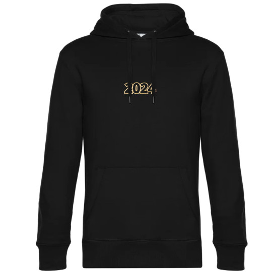 Sweat à capuche KVC Westerlo pour enfants noir doré