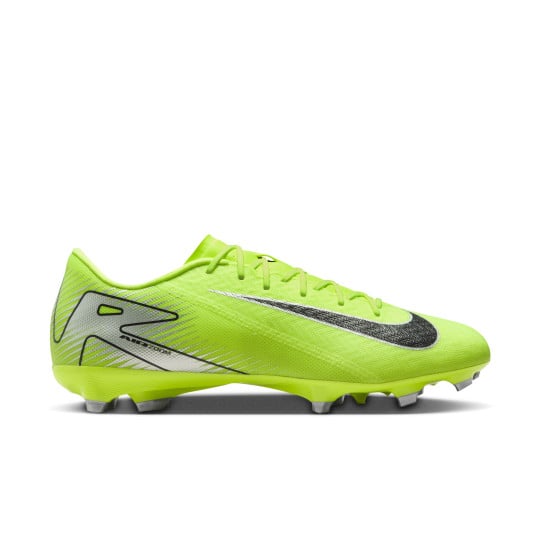 Nike Zoom Mercurial Vapor 16 Academy Gazon Naturel Artificiel Chaussures de Foot (MG) Néon Jaune Noir Argenté