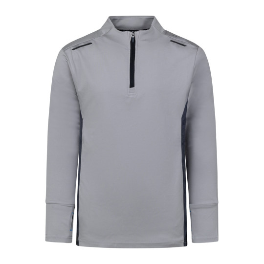 Cruyff Metabolic Trainingstrui 1/4-Zip Kids Grijs Zwart