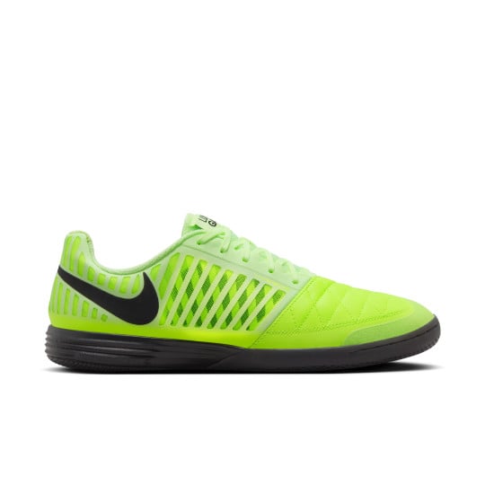 Nike Lunargato II Chaussures de Foot en Salle (IN) Néon Jaune Noir Gris