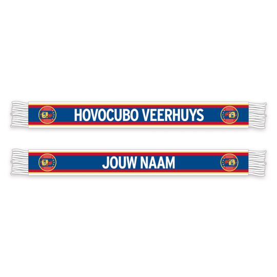 Hovocubo/Veerhuys Sjaal Geel Blauw