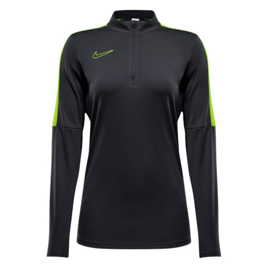 Nike Academy Trainingstrui 1/4-Zip Dames Antraciet Neongeel