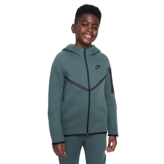 Nike Tech Fleece Sportswear Vest Kids Donkergroen Zwart