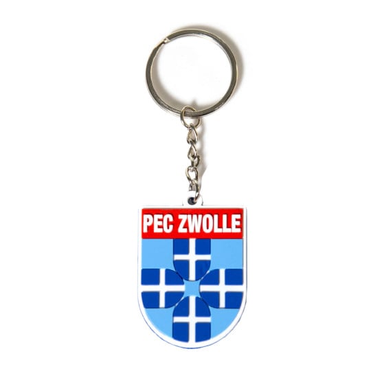 PEC Zwolle Sleutelhanger Rubber