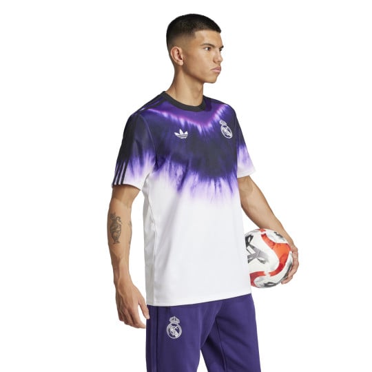 adidas Real Madrid CNY T-Shirt 2024-2025 Mauve Blanc Noir