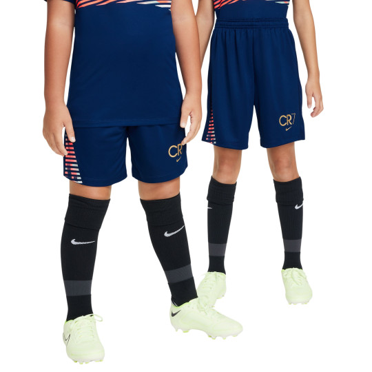 Nike CR7 Academy Training Short Kids Dark Blue Light Pink Gold