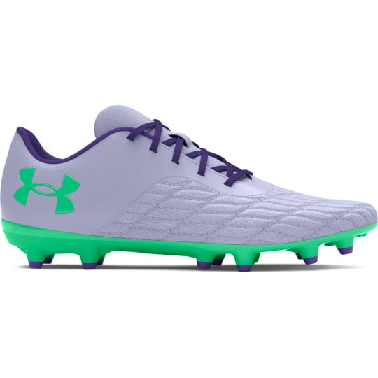 Under Armour Magnetico Select 3.0 Gras Voetbalschoenen (FG) Paars Groen