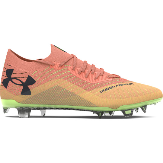 Under Armour Shadow Elite 2.0 Gras Voetbalschoenen (FG) Oranje Groen