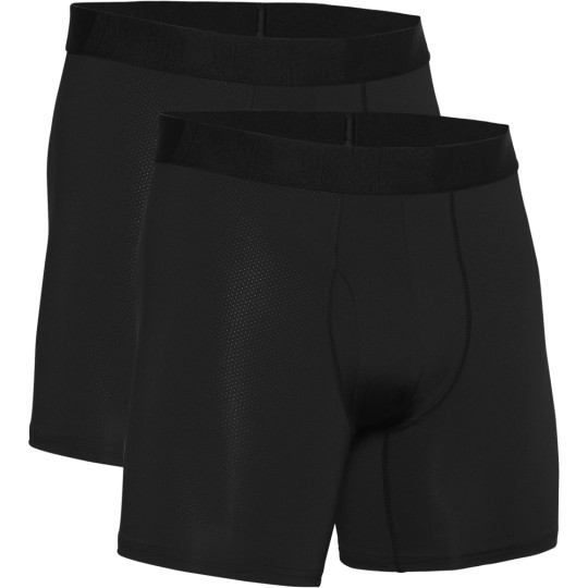 Under Armour Tech Mesh Boxers 2-Pack Noir