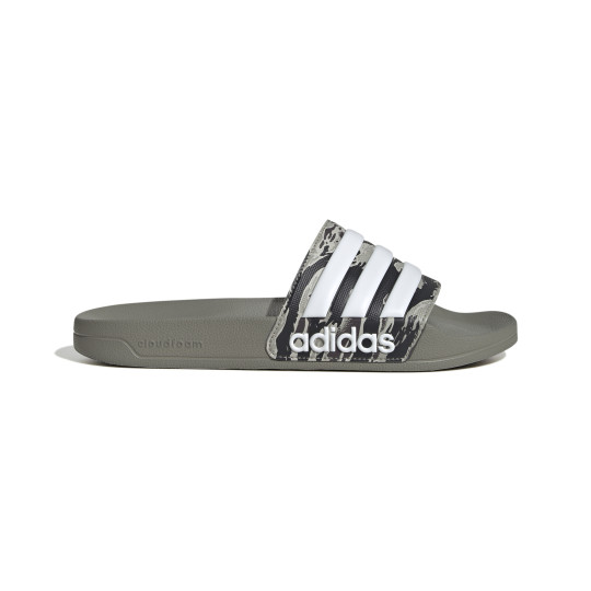 Claquettes de douche Adidas Adilette Camo Vert Blanc