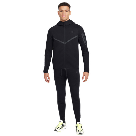 Nike Tech Fleece Sportswear Trainingspak Zwart Donkergrijs