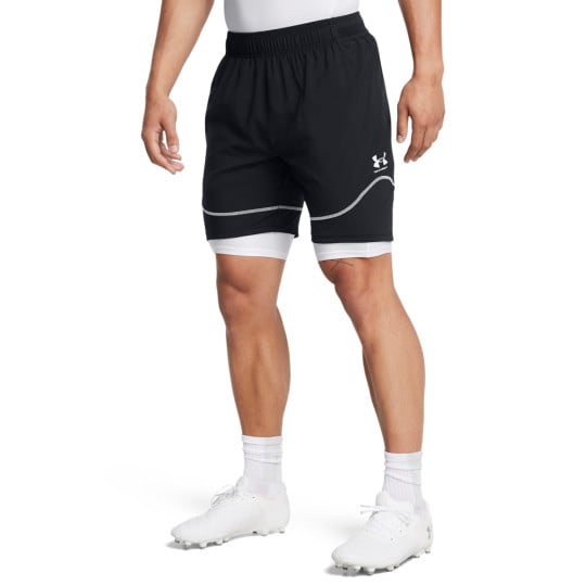 Under Armour Challenger Pro Trainingsbroekje Zwart Wit