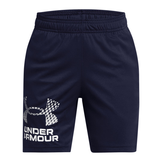 Under Armour Tech Logo Trainingsbroekje Kids Donkerblauw