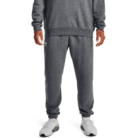 Under Armour Essential Fleece Joggingbroek Grijs Wit