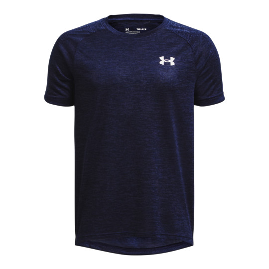 Under Armour Tech 2.0 Trainingsshirt Kids Donkerblauw Wit