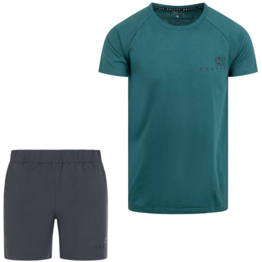 Set d'été Cruyff Pro vert gris foncé