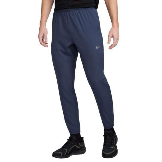 Pantalon d'entraînement tissé Nike Challenger bleu foncé noir argent