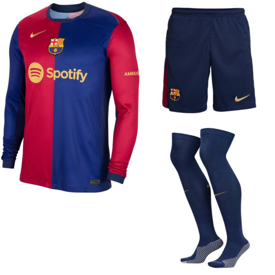 Nike FC Barcelona Thuistenue 2024-2025 Lange Mouwen