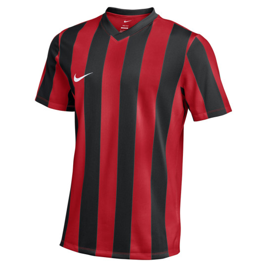 Nike Striped Division V Maillot de Foot Enfants Rouge Noir