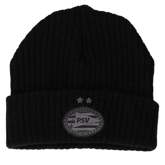 PSV Beanie Logo Black on Black SR