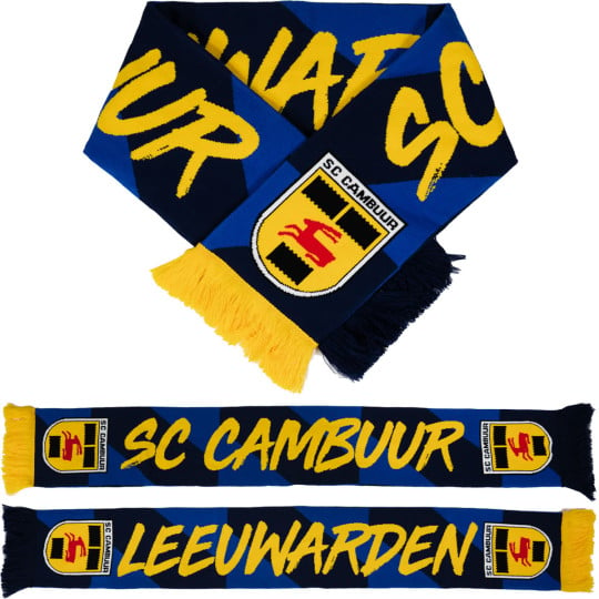 SC Cambuur Sjaal Gestreept Blauw Geel