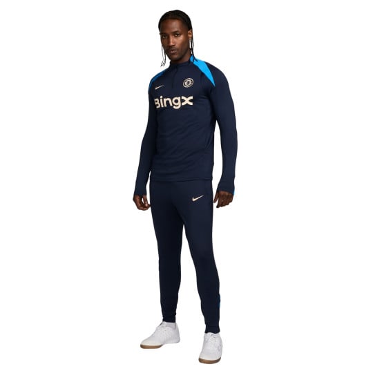 Survêtement Nike Chelsea Strike 1/4-Zip 2024-2025 Bleu foncé Bleu